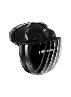 HiFuture FlyBuds 3 True Wireless Earbuds, 24Hrs Playtime, Waterproof, Black  - Image 1
