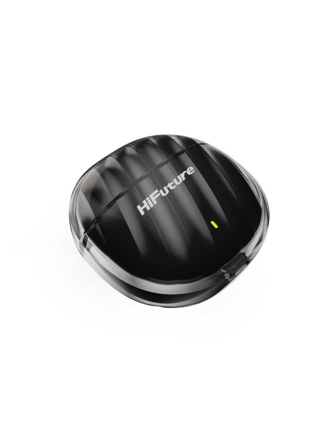 HiFuture FlyBuds 3 True Wireless Earbuds, 24Hrs Playtime, Waterproof, Black  - Image 4