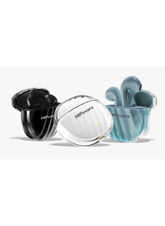 HiFuture FlyBuds 3 True Wireless Earbuds, 24Hrs Playtime, Waterproof, Black  - Image 5