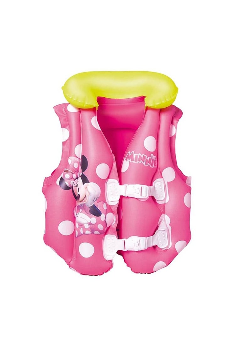 بست واي سترة سباحة بست واي (51 × 46 سم ، وردي / أصفر) - Image 1