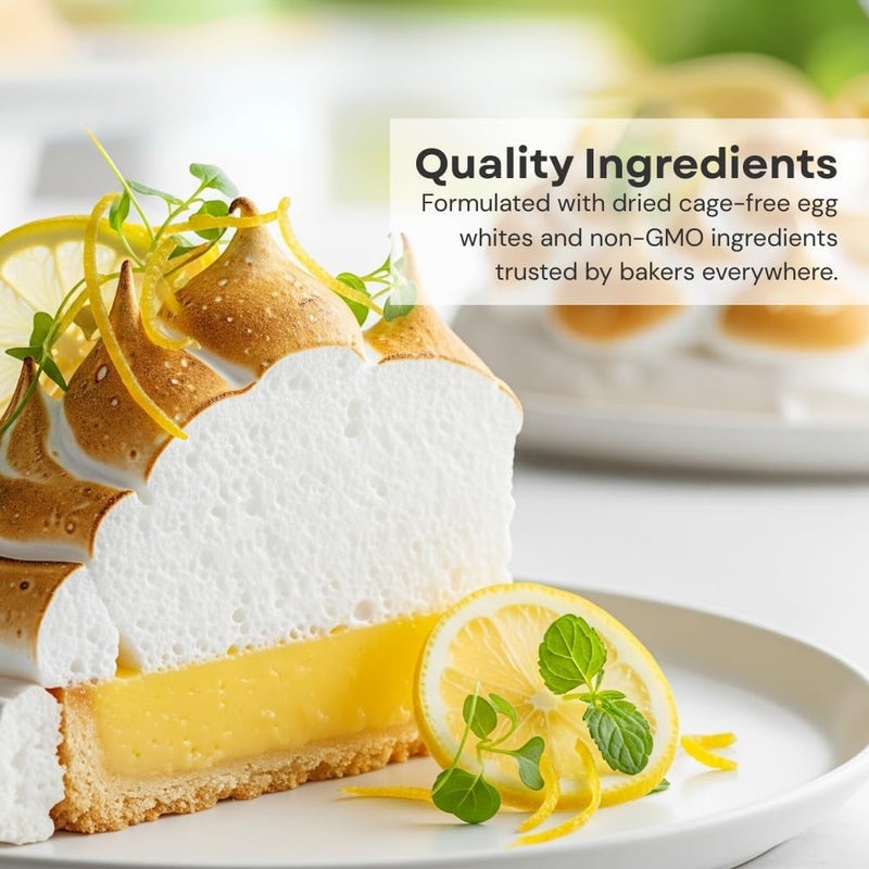 Chefmaster مسحوق المارينغ من شيف ماستر ديلوكس - بديل بياض البيض الاحترافي للخبز والتزيين، 8 أونصات - Image 4