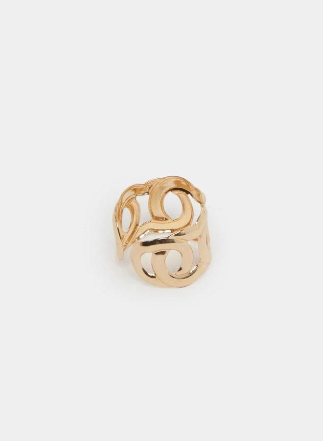 Styli  Gold Chain Link Ring for Women | Best Price UAE