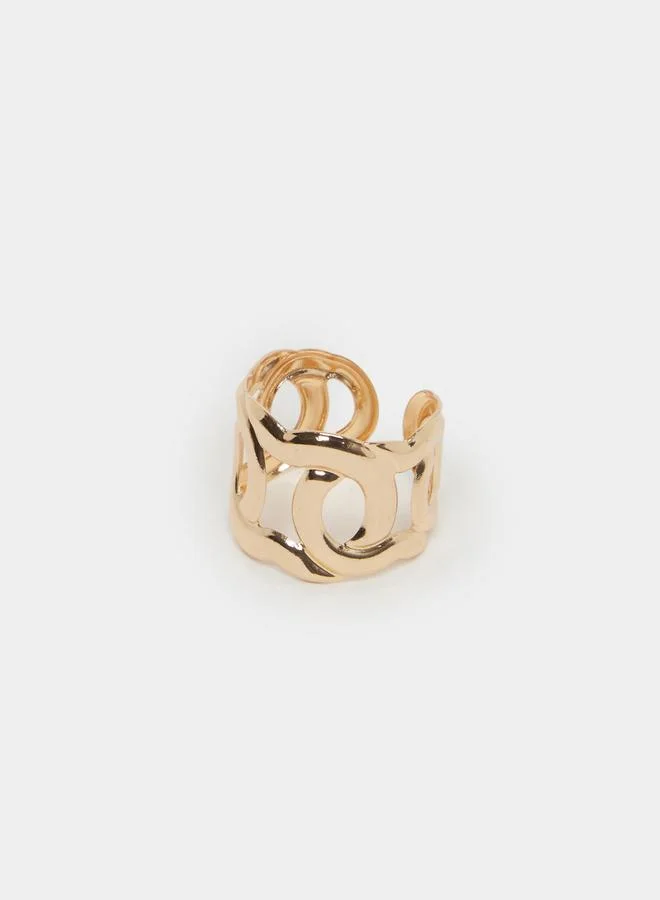 Styli  Gold Chain Link Ring for Women | Best Price UAE