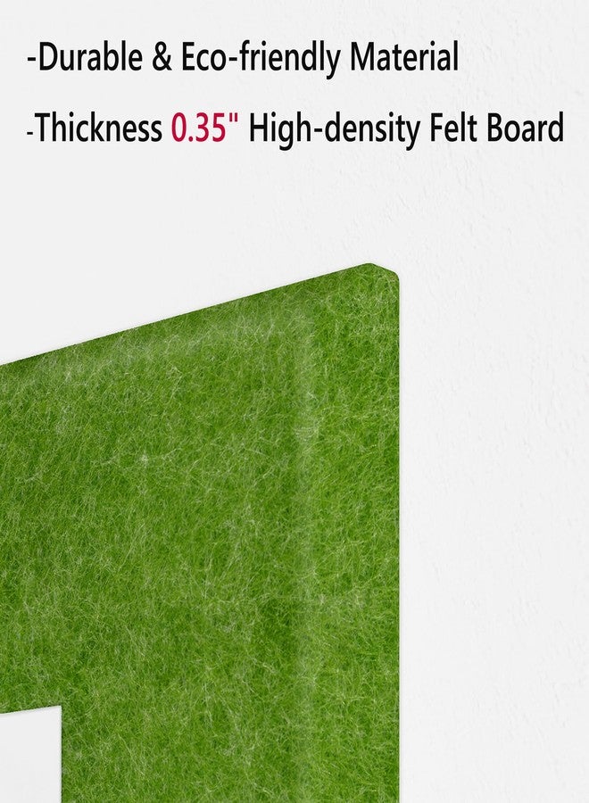 Neatsure Large Cork Board for Wall, 36" x 24" Bulletin Board with Pushpins, 6 Panels Felt Tiles Tack Push Pin Board for Office, Forest Green - Image 4