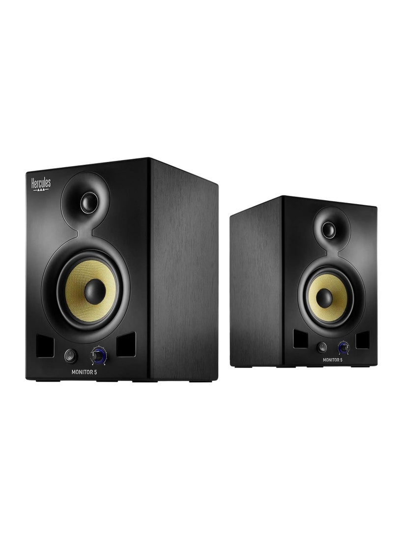 Hercules Hercules Monitor 5 pair of active bi amplified monitoring speakers  - Image 1