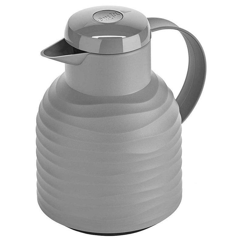 Emsa Samba N4010900 Vacuum jug Plastic Glass 1 Liter Wave Stone