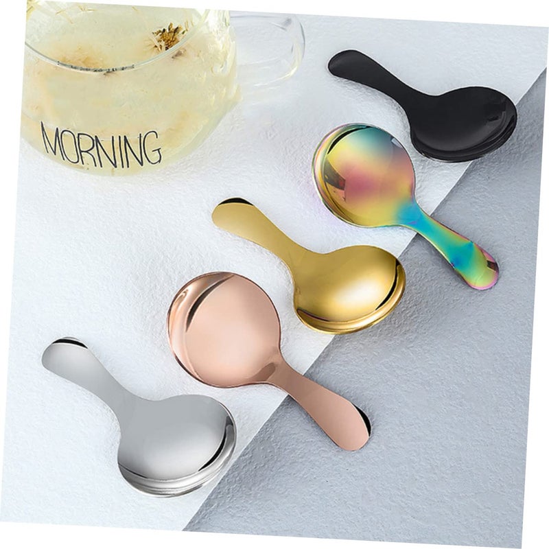 1 Piece Polished Stainless Steel Ice Cream Spoons For Kids Dessert Tableware - Image 4