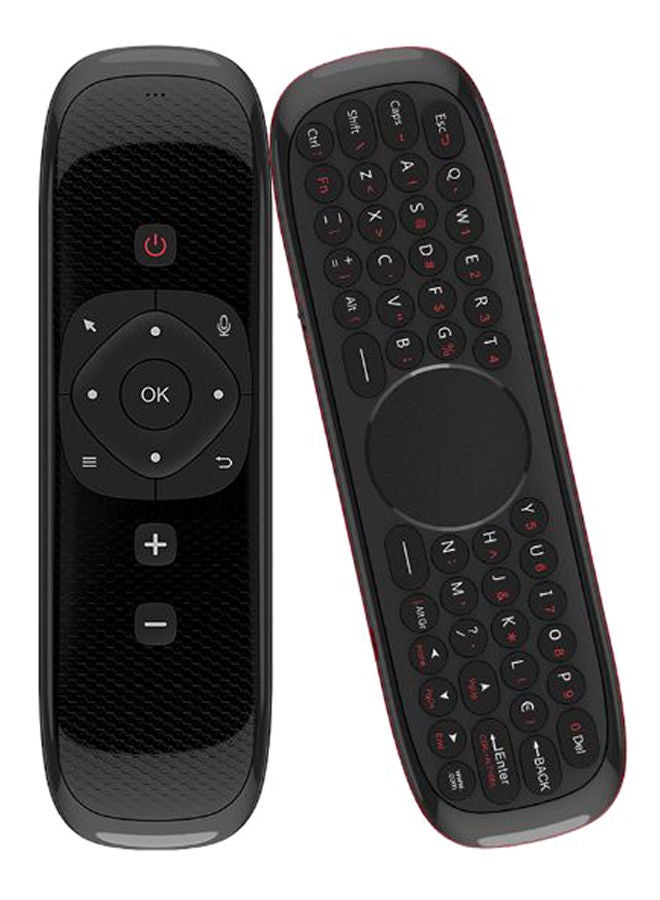 NIBEMINENT 3-In-1 Air Mouse Wireless Keyboard With Touchpad And Remote Control Black  - Image 1