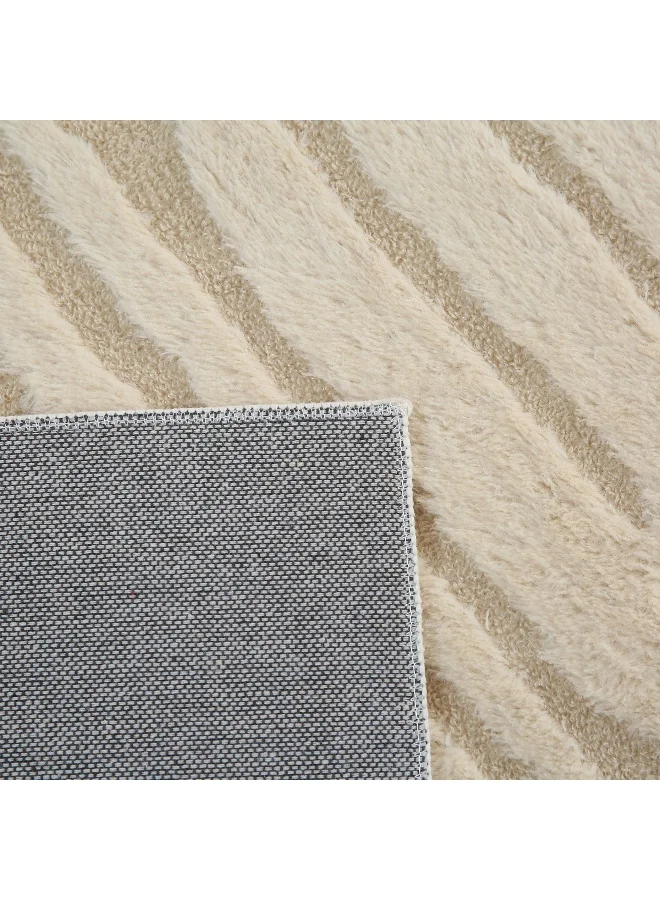 Home Box Zara Donel Jacquard Rabbit Fur Rug - 200x300 cm