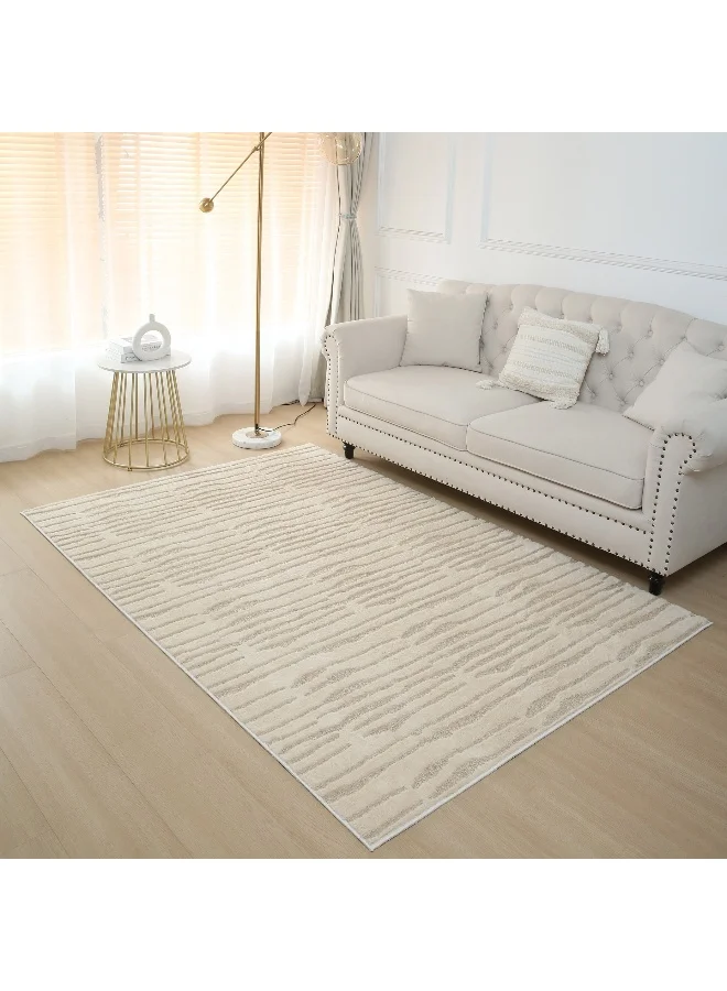Home Box Zara Donel Jacquard Rabbit Fur Rug - 200x300 cm