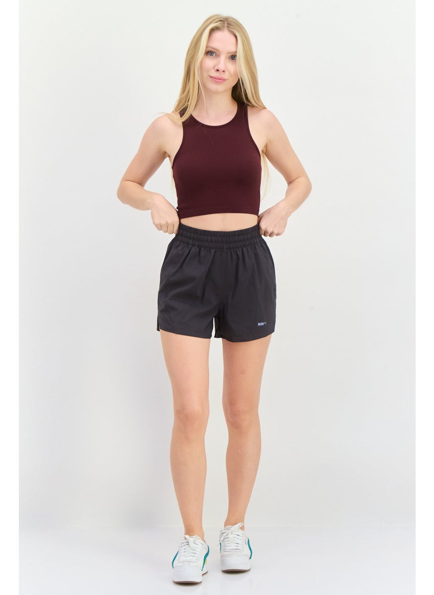 PUMA Women Sportswear Fit Drawstring Running Shorts, Dark Grey  - Image 4