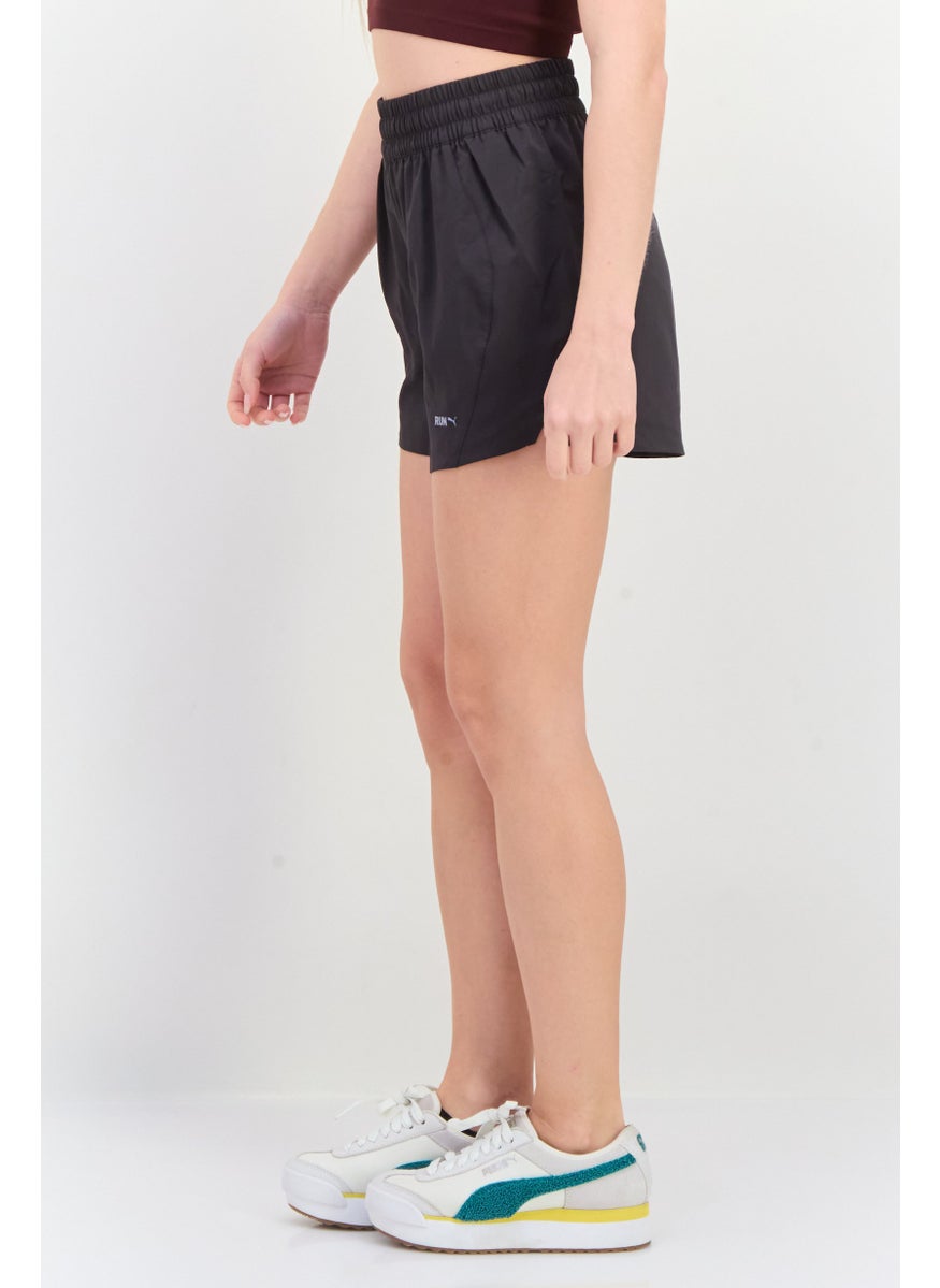 PUMA Women Sportswear Fit Drawstring Running Shorts, Dark Grey  - Image 2