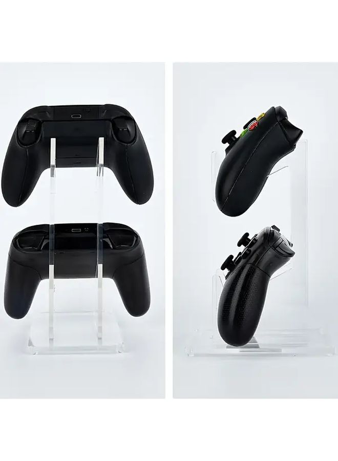 Transparent Black Acrylic Dual Layer Controller Stand For PS5 PS4 Switch Xbox - Image 2