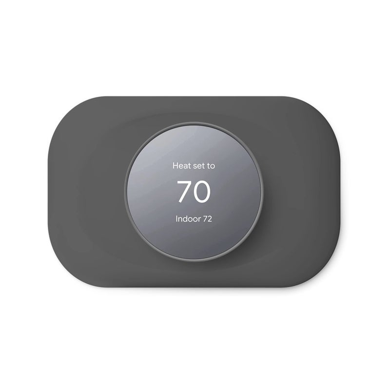Compatible with Google Nest Thermostat 2020 Wall Plate Cover Petrichor Nest Thermostat Trim Kit Made for Google Nest Thermostat 2020 Cover Imperfections Easy to Install Charcoal