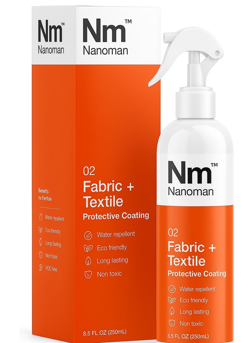نانومان رذاذ مقاوم للماء/طارد للماء للأحذية والأقمشة بما في ذلك جلد النوبوك. صديقة للبيئة. تركيبة بتقنية النانو خالية من الكحول والـ PFAS. حماية من البقع والسوائل من الماء والثلج والطين - Image 1