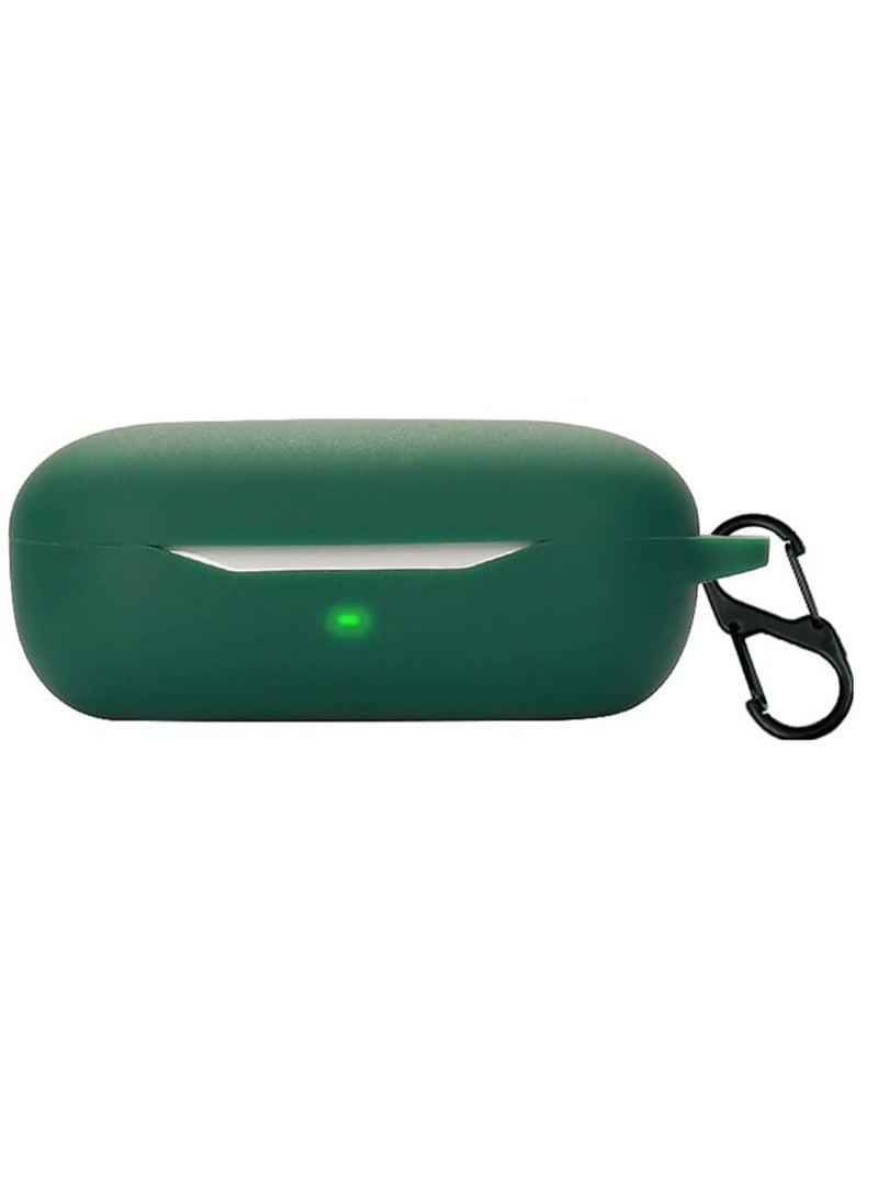 Silicone Protective Case for Huawei FreeBuds SE with Keychain Cover (green) - Image 1