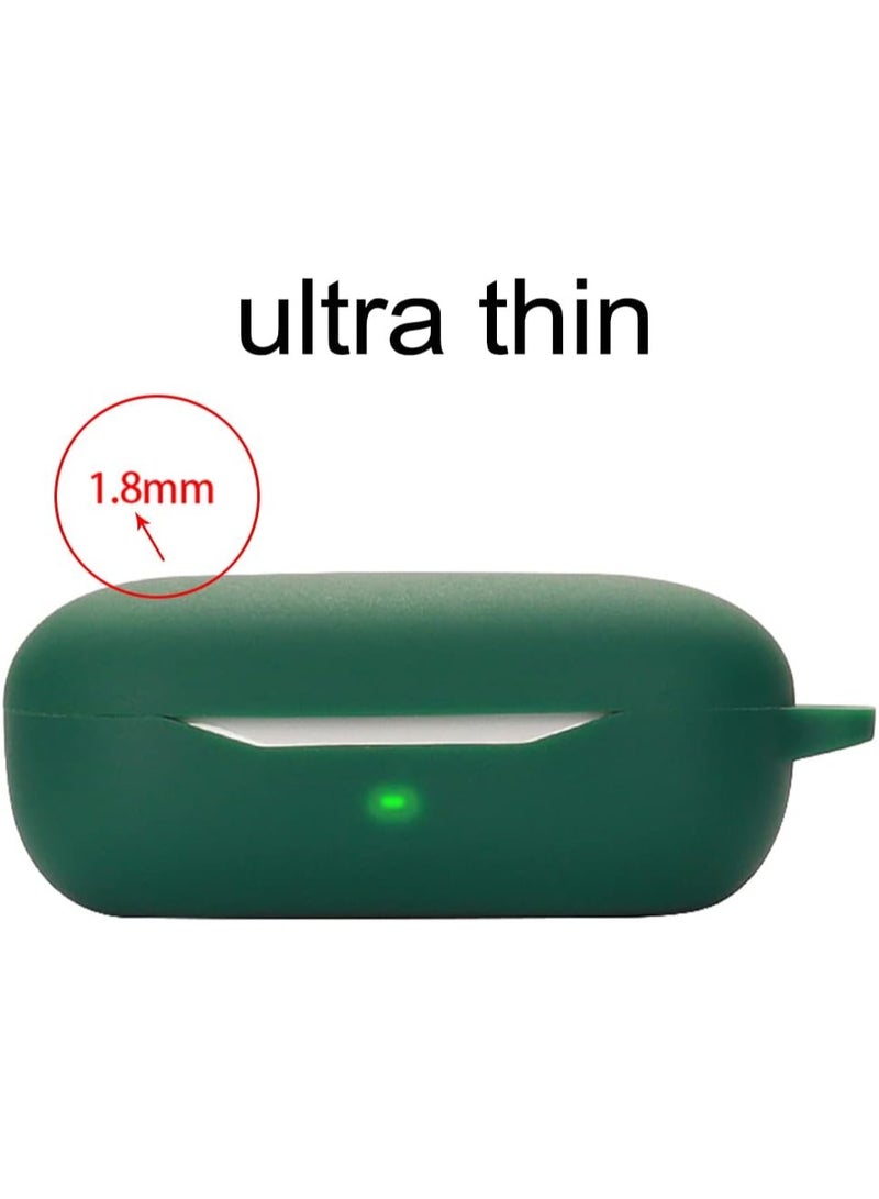 Silicone Protective Case for Huawei FreeBuds SE with Keychain Cover (green) - Image 2