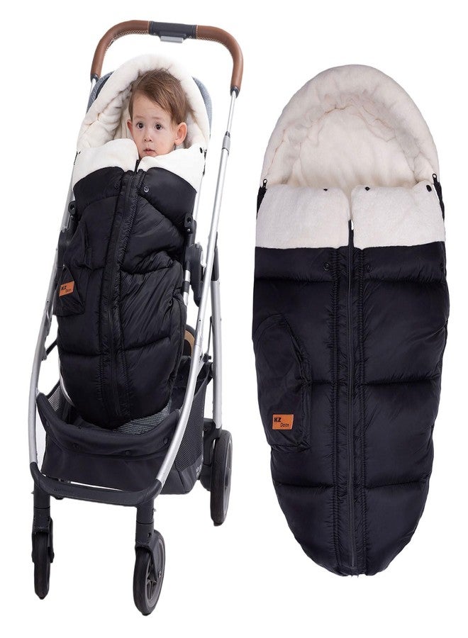 غطاء قدم شتوي من KZ Dotnz متوافق مع عربات الأطفال Uppababy Cruz V2 و Vista و Vista V2 وغيرها - بطانية متعددة الوظائف قابلة للإزالة من الأمام، ملحق مثالي للطقس البارد - Image 1