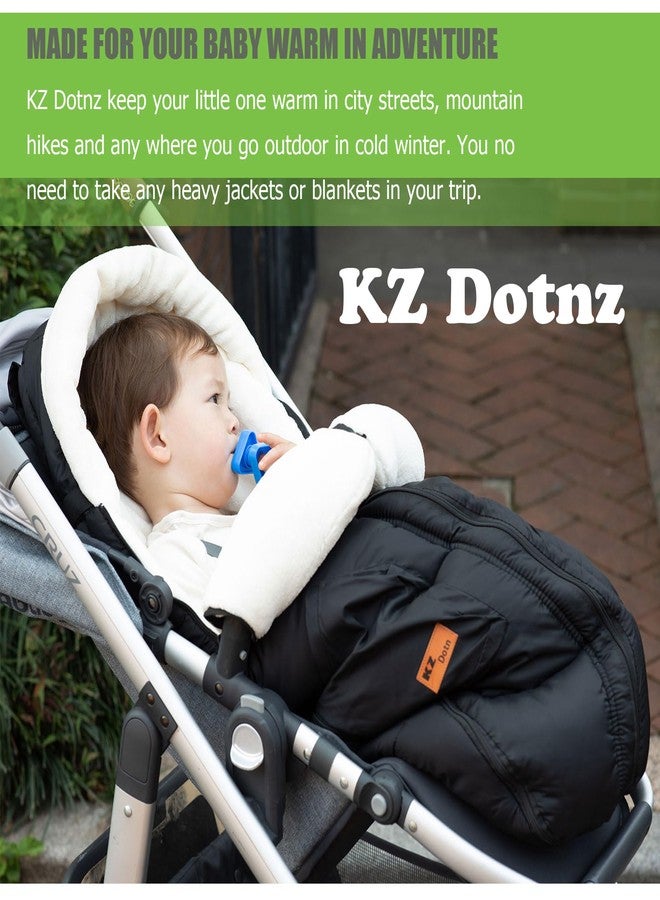 غطاء قدم شتوي من KZ Dotnz متوافق مع عربات الأطفال Uppababy Cruz V2 و Vista و Vista V2 وغيرها - بطانية متعددة الوظائف قابلة للإزالة من الأمام، ملحق مثالي للطقس البارد - Image 5