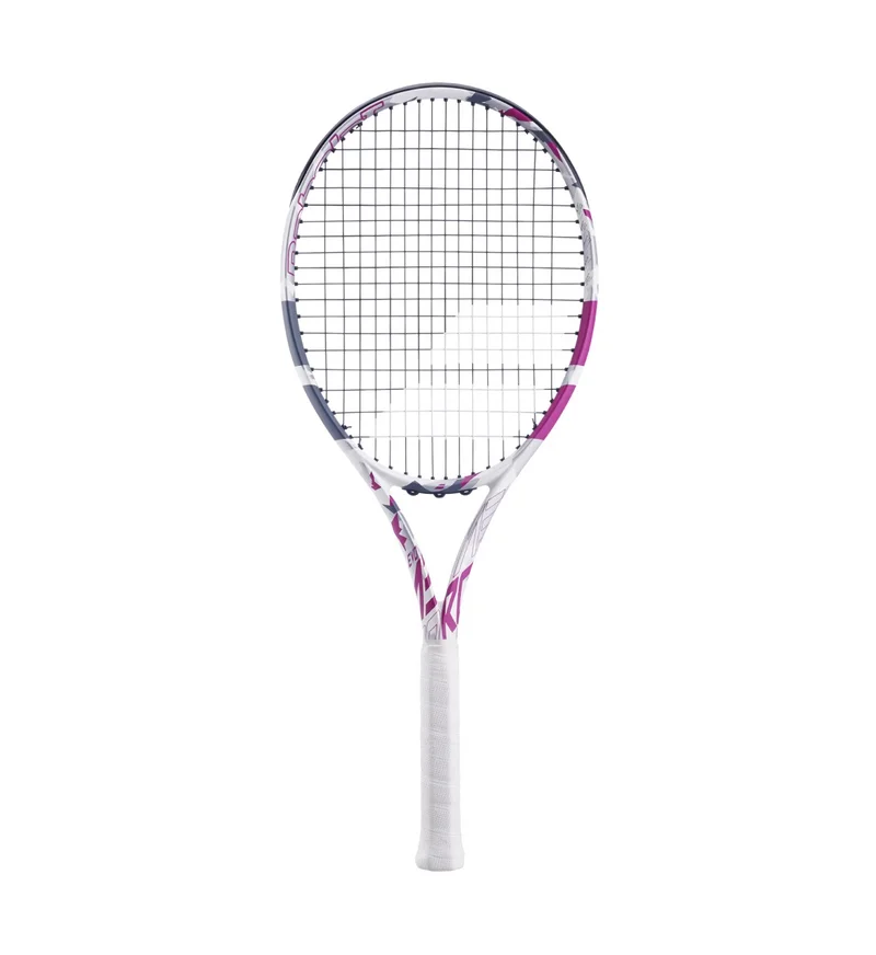 بابولات Babolat Tennis Rackets EVO AERO LITE PINK STRUNG, White Pink, 102519