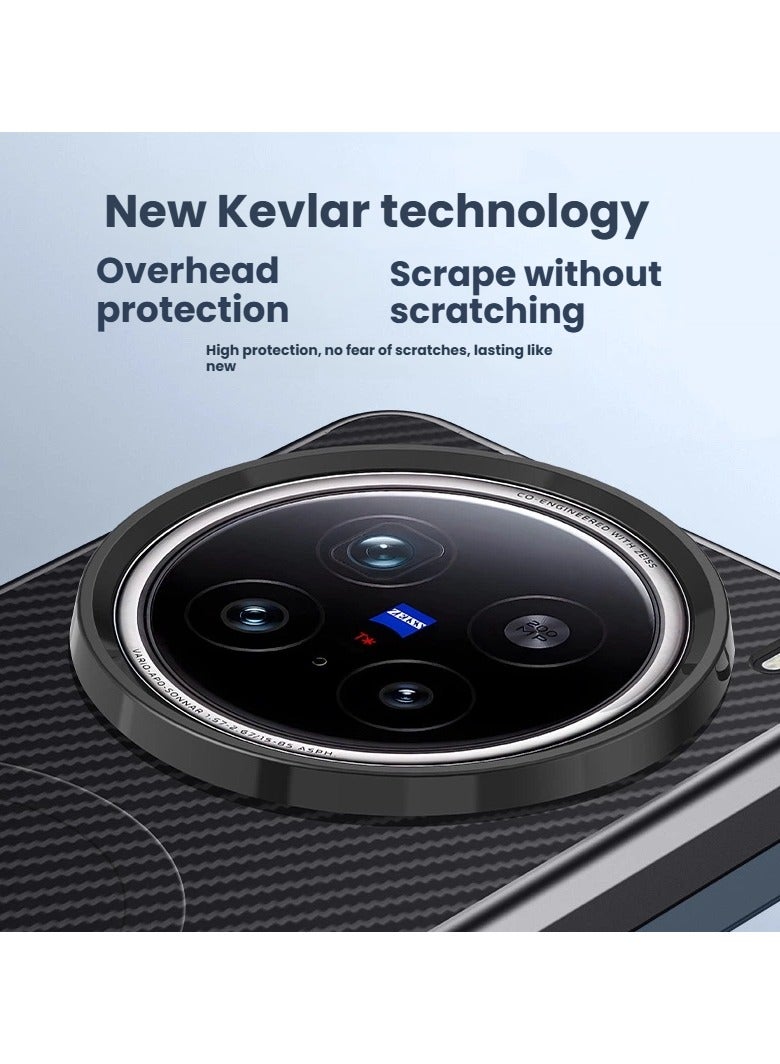 general Compatible with vivo X300 Pro Magnetic Phone Case Full-Coverage Shock-Resistant Protective Case MagSafe Compatible with Strong Magnetic Attachment - Image 3