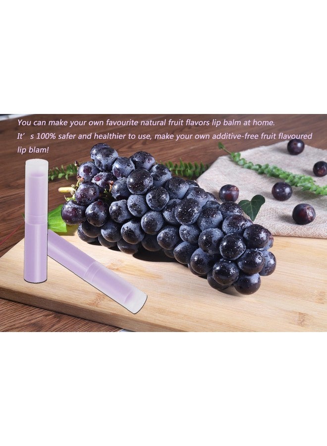 Mini Skater Mini Skater 0.14oz Empty Flavored Lip Balm Container Tubes Plastic Homemade Moisturizing Lip Stick with Caps Bulk Fit for Women Adult DIY Making Supplies, 25 Count (Purple) - Image 2