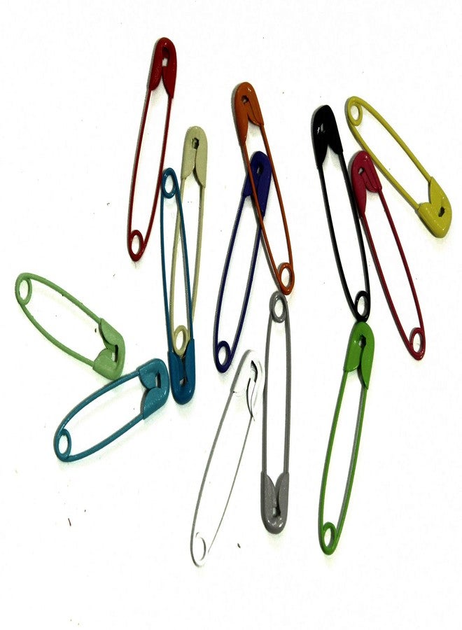 All In One Multicolor Metal Clothing Accessories Trimming Fastening Safety Pins for DIY Craft Sewing (Multicolor 30mm 100pcs) - Image 4