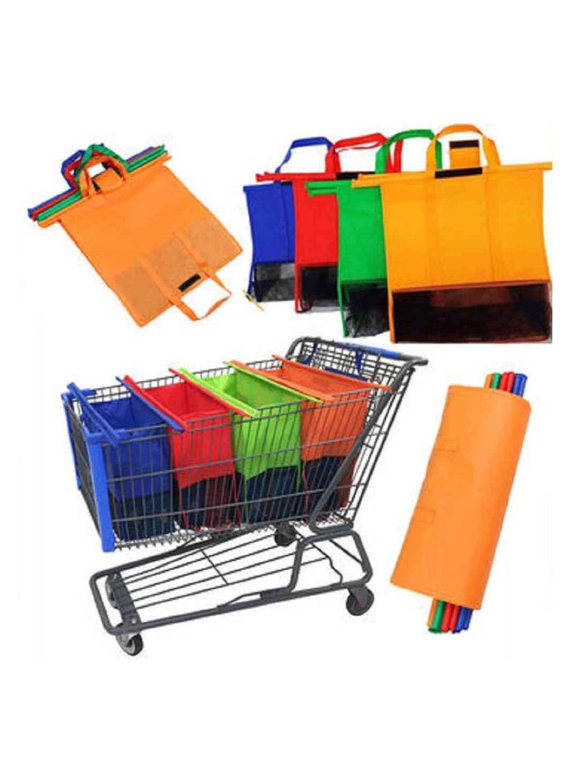 UKR - UKR Set of 4 Shopping Bags - Eco-Friendly Reusable Tote Bags for Groceries and Everyday Use - Image 1