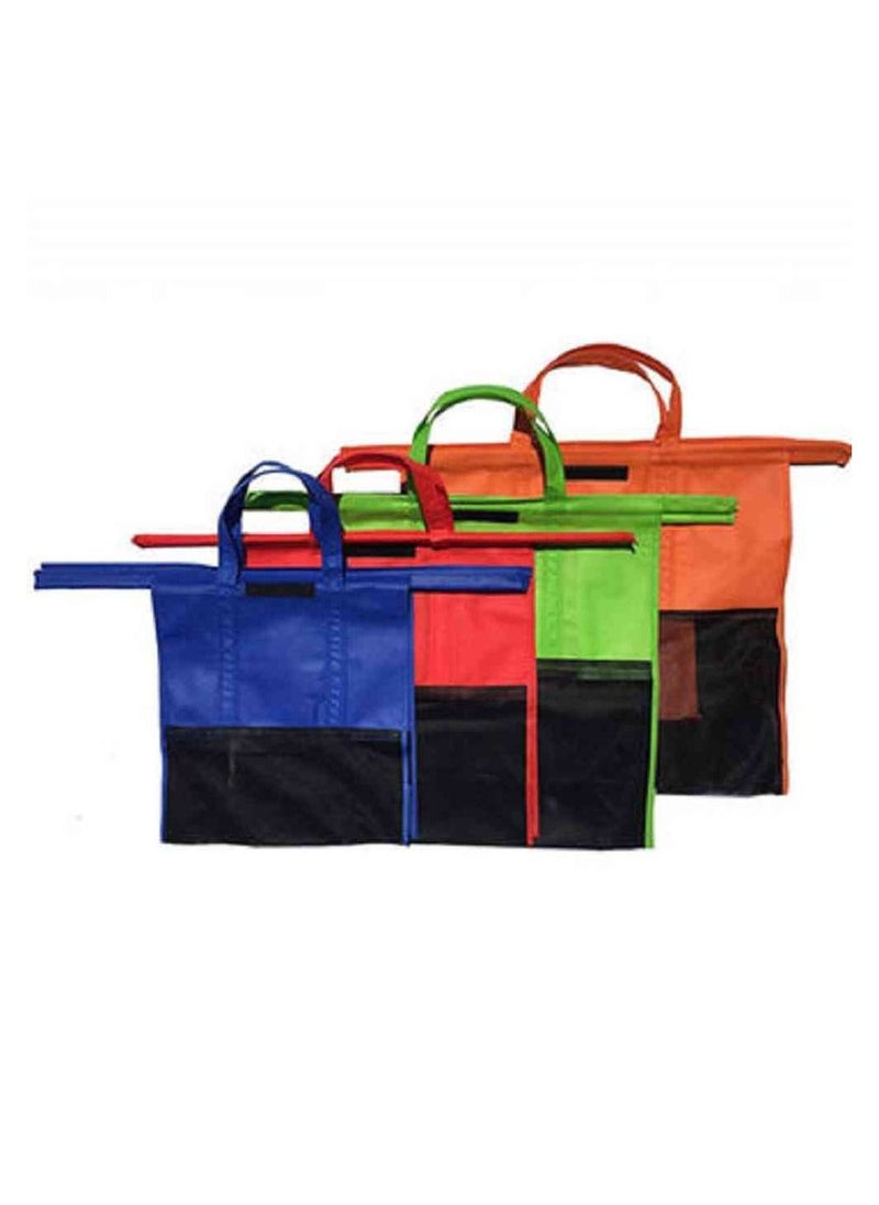 UKR - UKR Set of 4 Shopping Bags - Eco-Friendly Reusable Tote Bags for Groceries and Everyday Use - Image 1