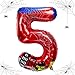 laackys 40 inch spider theme number foil balloons childrens party balloon supplies with classic numbers 1 to 9 birthday decoration suppliesnumber large balloons for spider theme parties5 - Image 3