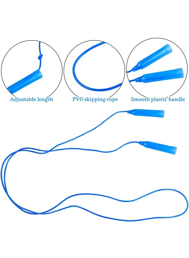 Elcoho 15 Pack Colorful Kids Jump Rope Set Adjustable Plastic Kids Jump Rope Skipping Rope Outdoor Jump Ropes Great Party Favor - Image 2