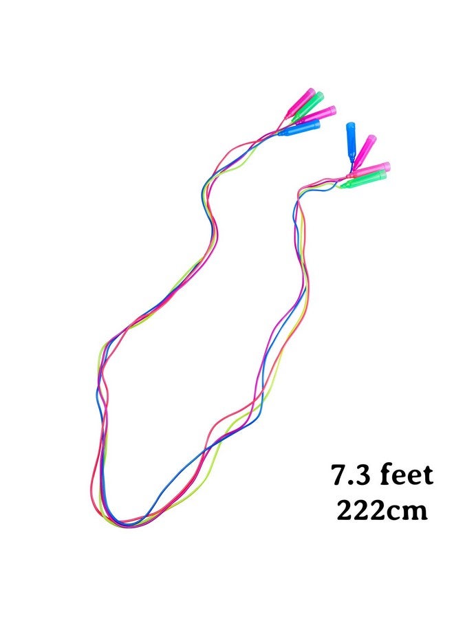 Elcoho 15 Pack Colorful Kids Jump Rope Set Adjustable Plastic Kids Jump Rope Skipping Rope Outdoor Jump Ropes Great Party Favor - Image 3