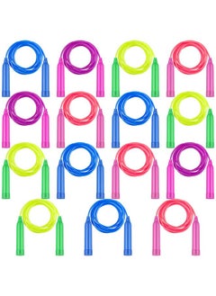 Elcoho Elcoho 15 Pack Colorful Kids Jump Rope Set Adjustable Plastic Kids Jump Rope Skipping Rope Outdoor Jump Ropes Great Party Favor  - Image 4