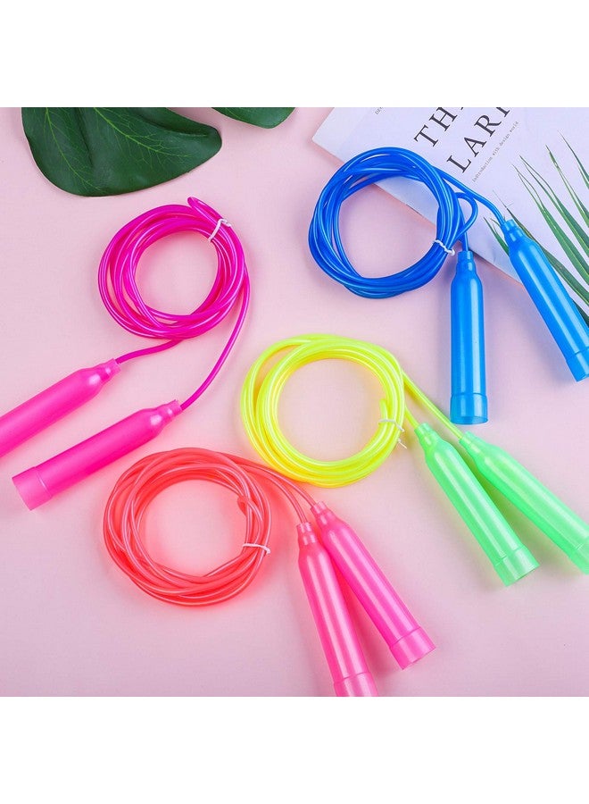 Elcoho 15 Pack Colorful Kids Jump Rope Set Adjustable Plastic Kids Jump Rope Skipping Rope Outdoor Jump Ropes Great Party Favor - Image 5