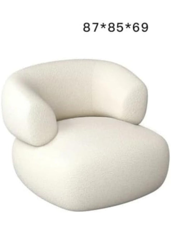 Zayn comforts Minimal Space-Saving 3-Seater Boucle Sofa with Matching Chair - Image 5