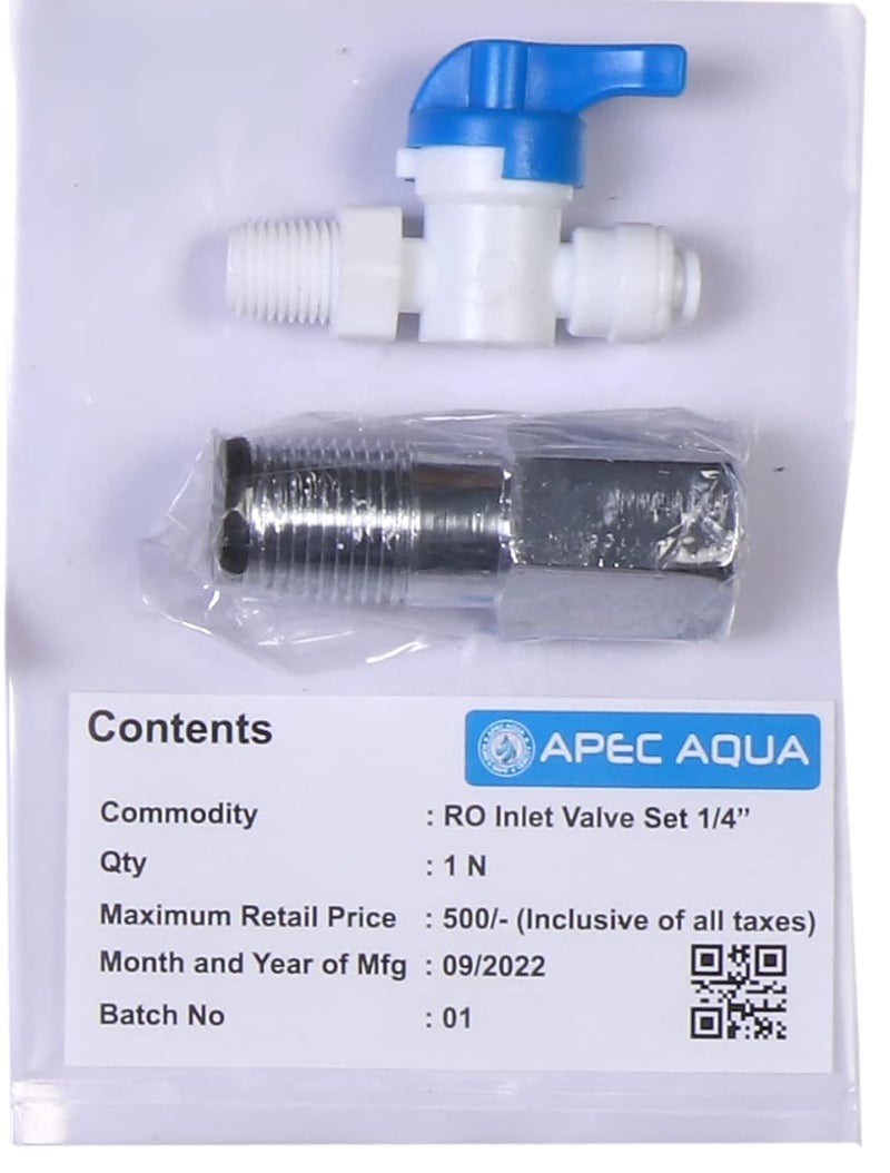 Apec Aqua Apec Aqua RO Plastic Brass Inlet Valve For All Kind of Ro Water Purifiers kentAquagrandAquafreshPure IT - Image 2