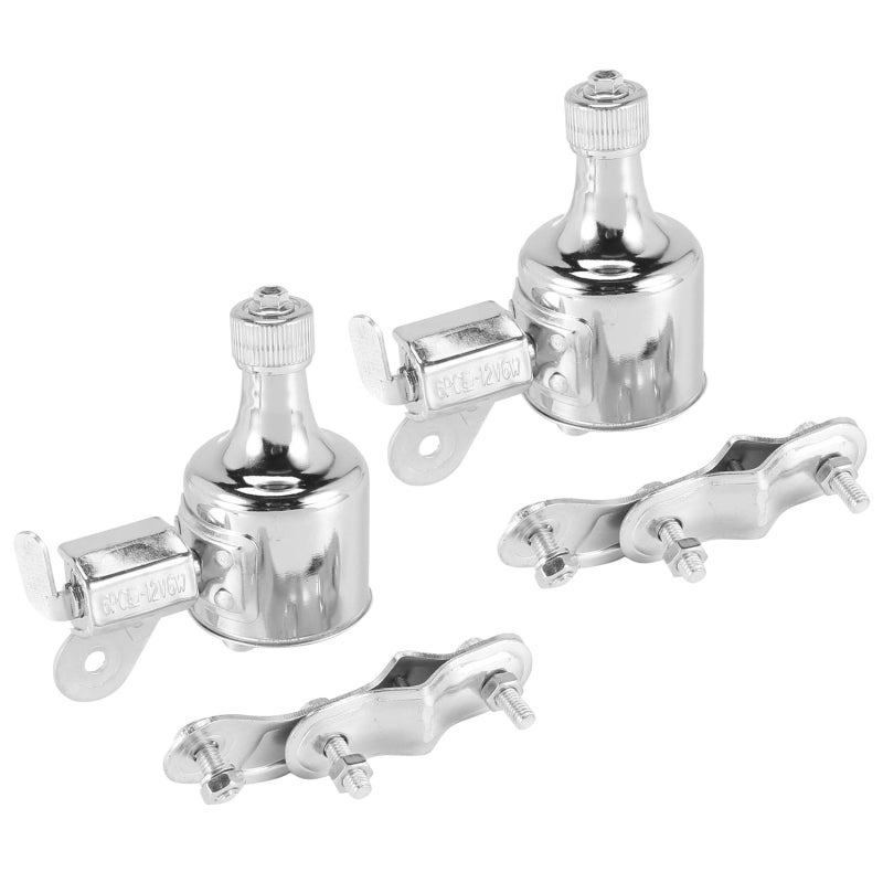Bicycle generator 12V 6W grinding motor   Silver  2PC - Image 1