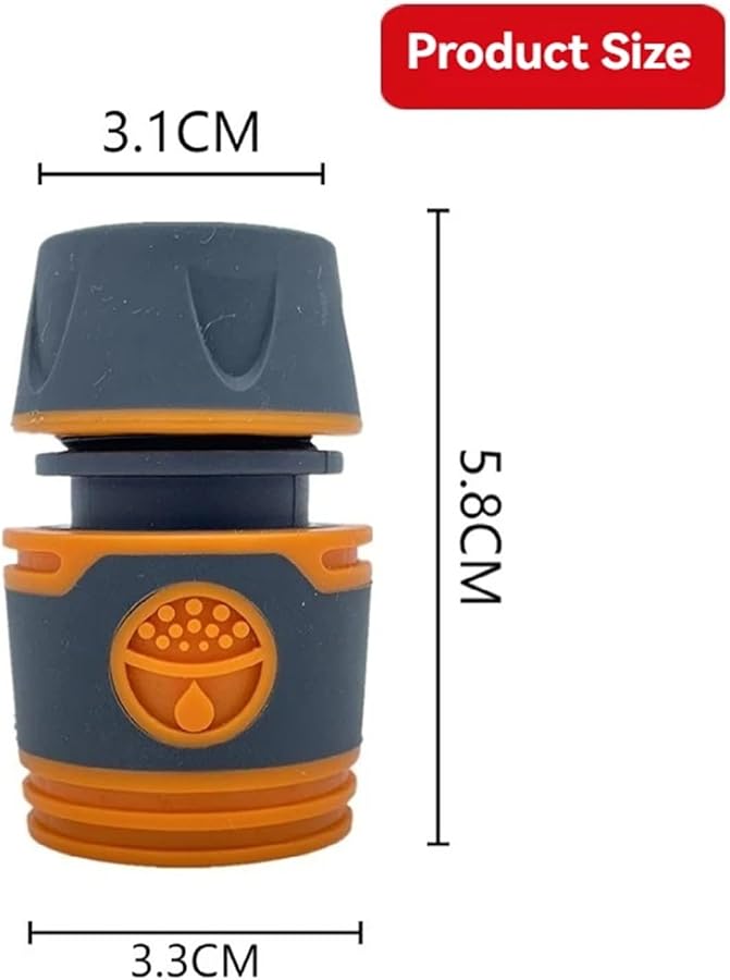 Garden Hose Quick Connect Kit 8PCS Male Female Faucet Coupler With Ball Valve For Repair Watering Irrigation Cleaning Size Other Color A - Image 5