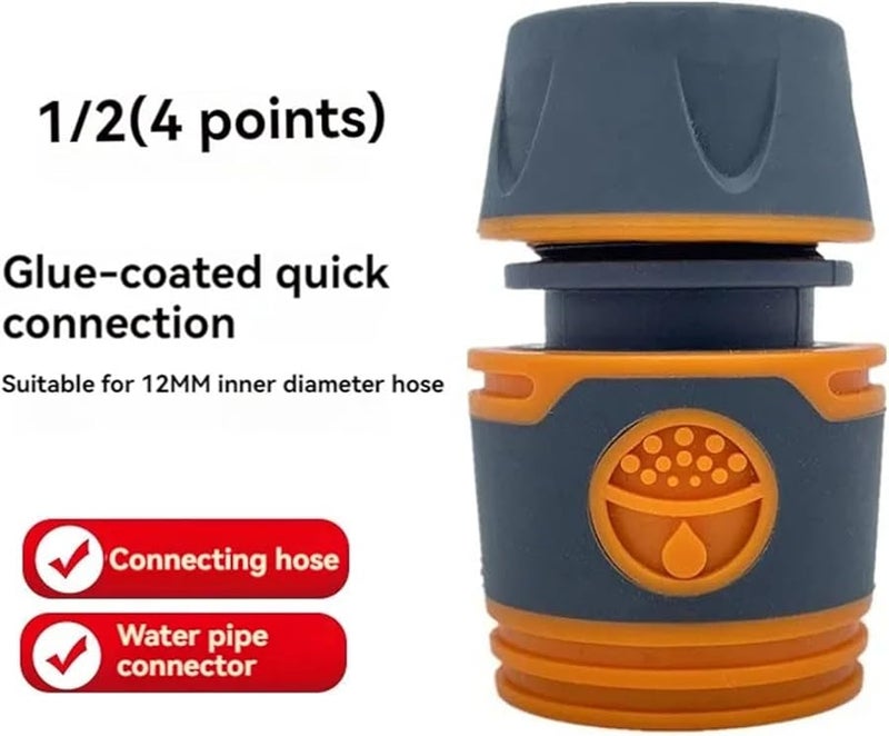 Garden Hose Quick Connect Kit 8PCS Male Female Faucet Coupler With Ball Valve For Repair Watering Irrigation Cleaning Size Other Color A - Image 4