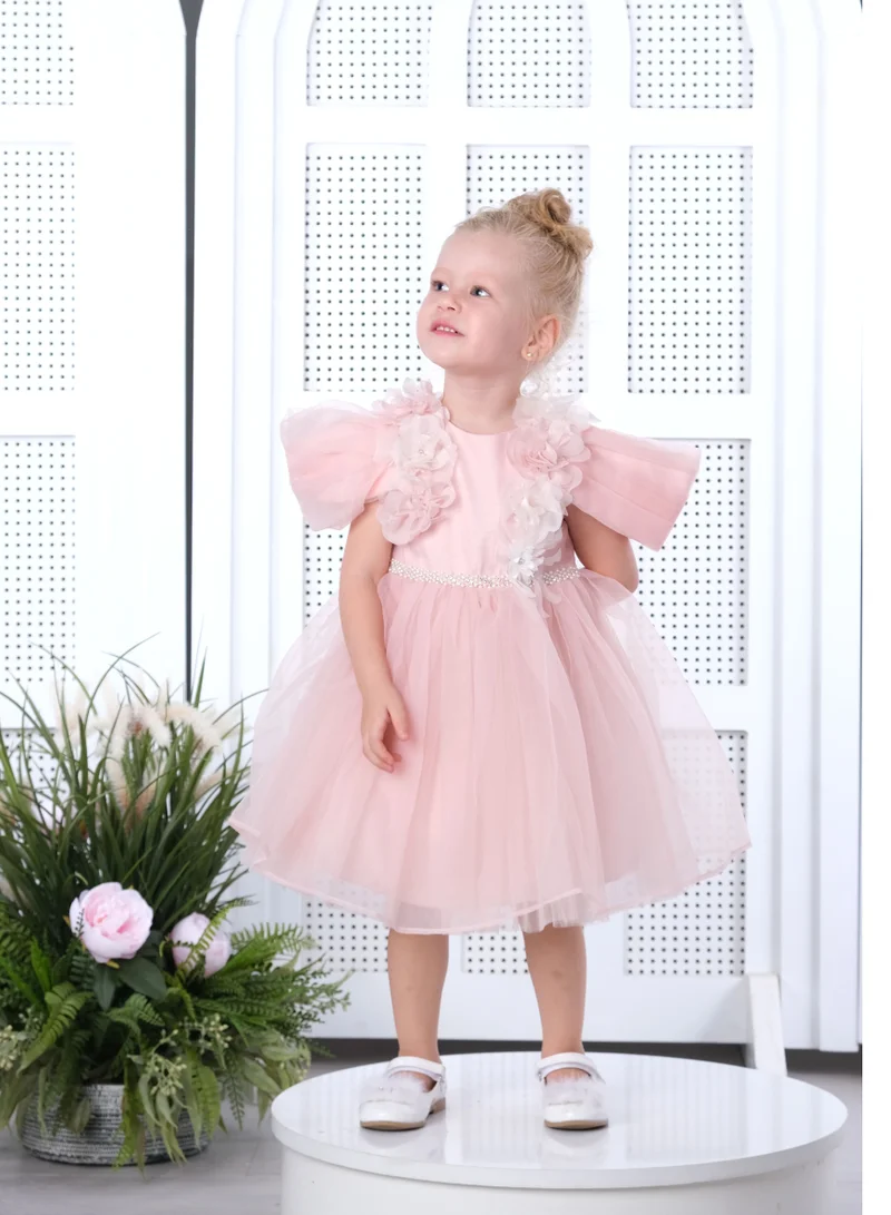 VIA BAMBINO Tulle Flower Girl Dress