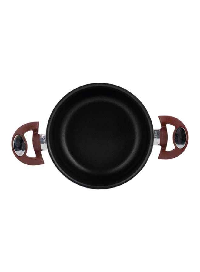Alsaif Vetro Cooking Pot Non Stick With Stainless Steel Lid 26Cm  Wine Red K79705/1/26 - Image 2