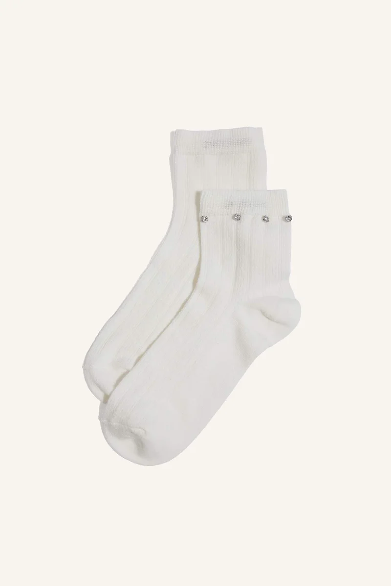Defacto  Woman 2 piece Short Socks for Women | Best Price UAE