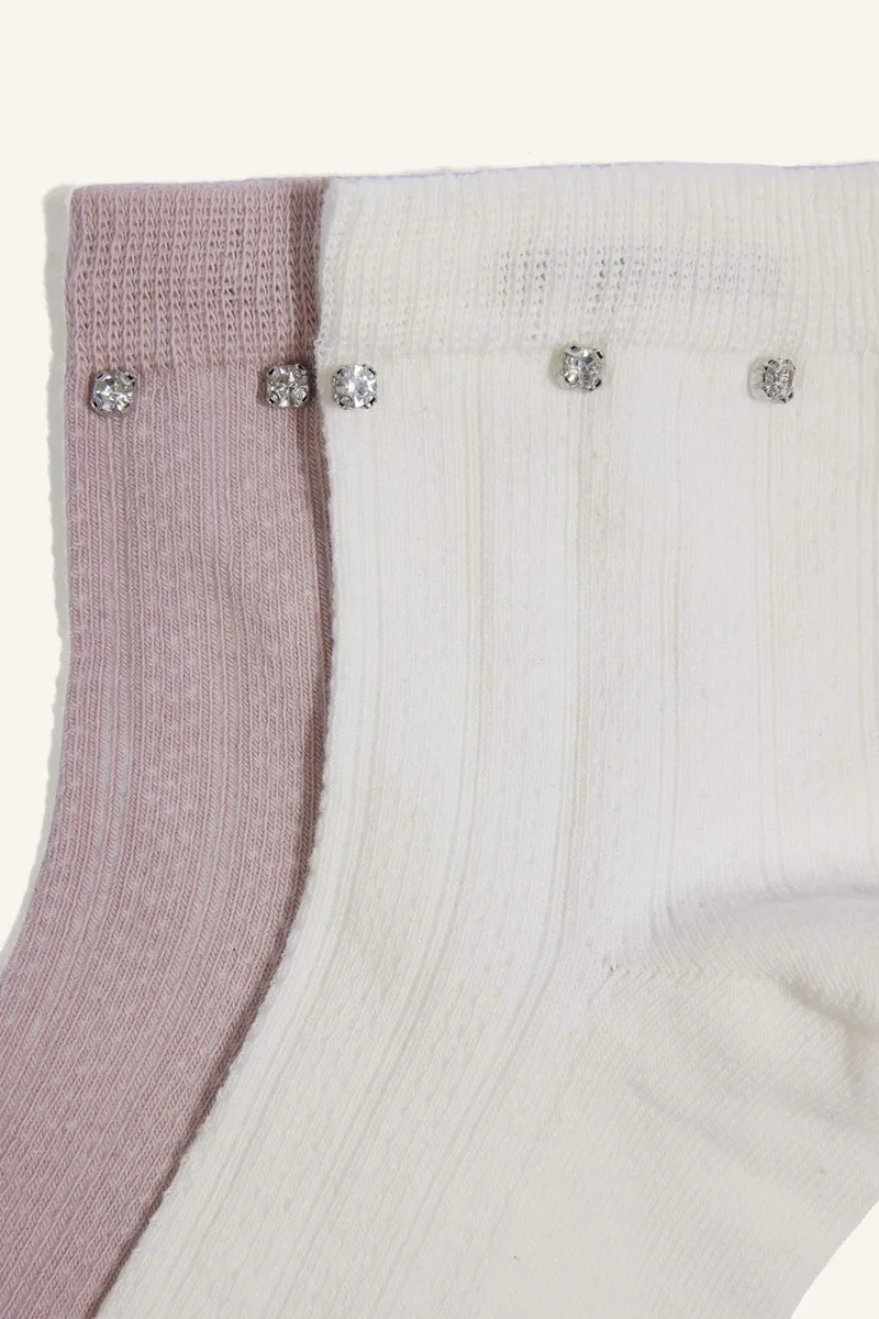 Defacto  Woman 2 piece Short Socks for Women | Best Price UAE