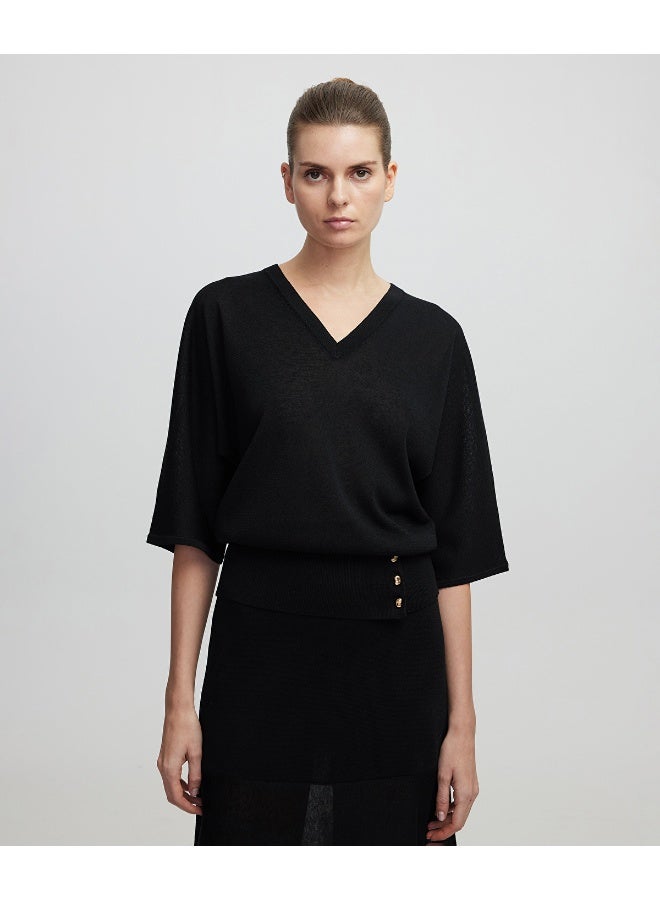Ipekyol Buttoned Knit Top - Image 5
