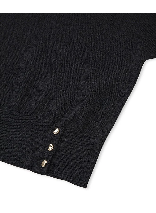 Ipekyol  Relaxed Fit Buttoned Knit Top for Women | Best Price UAE