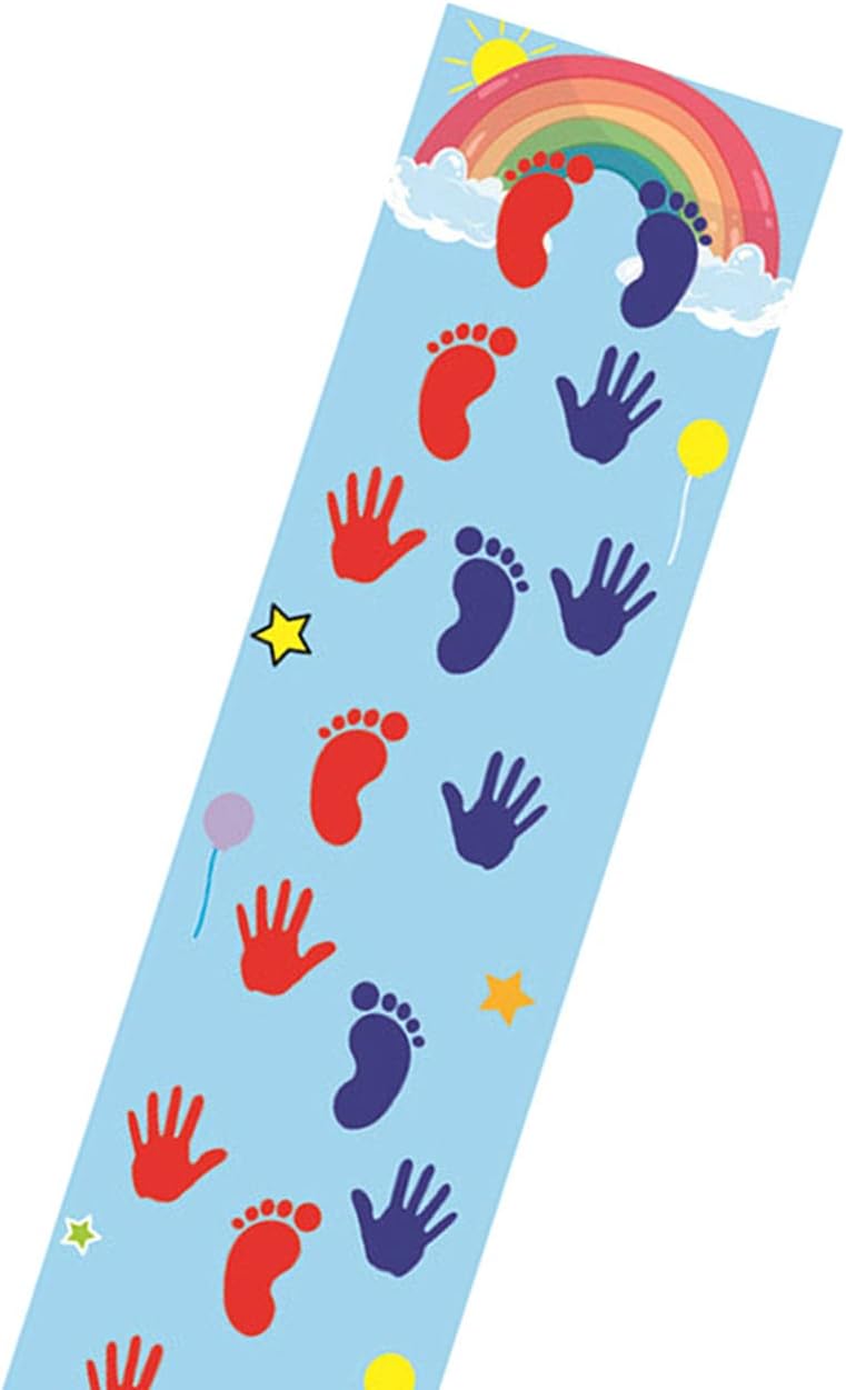 klarako Hand Foot Game Pad, Anti Slip Texture, Hand & Foot Hopscotch Decal Wear Resistant for Boosting Gross Motor Skills, Sensory Play, Indoor Active Games B - Image 4