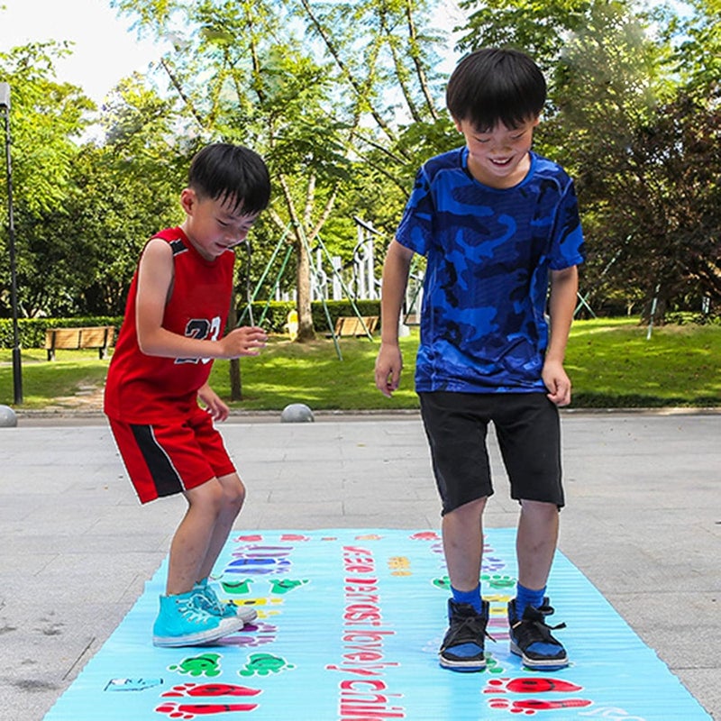 klarako Hand Foot Game Pad, Anti Slip Texture, Hand & Foot Hopscotch Decal Wear Resistant for Boosting Gross Motor Skills, Sensory Play, Indoor Active Games B - Image 5