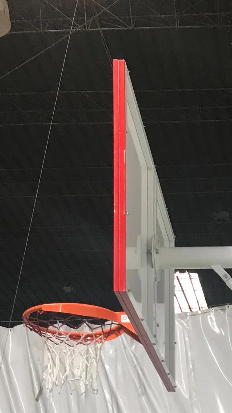 adelinspor Backboard Set 105*180 Fiber Glass 45 cm Hydraulic Circle