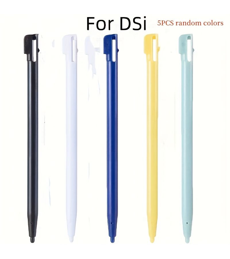5pcs Colorful Plastic Stylus Pen Set Compatible with Nintendo 2DS 3DS XL Consoles - Image 1
