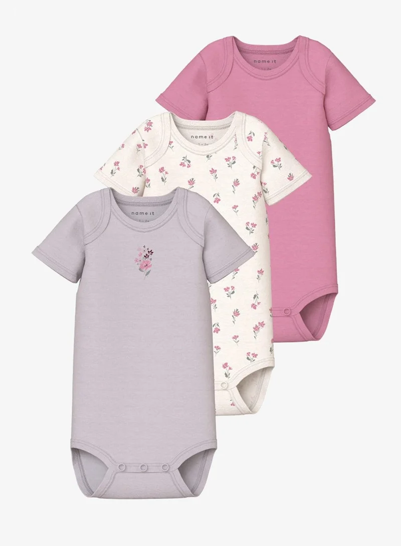 NAME IT Kids 3 Pack of Printed Bodysuit